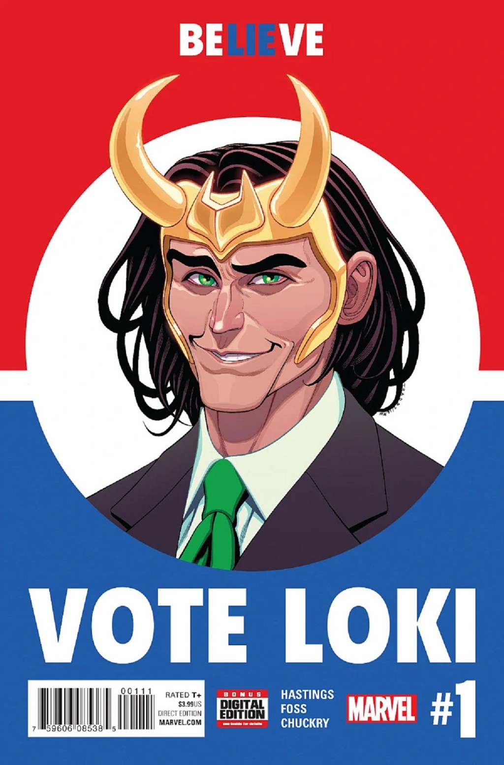 Vote Loki Issue 1 (Marvel, 2016).