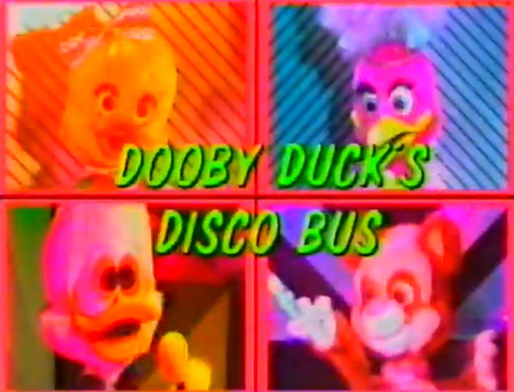 Dooby Duck's Disco Bus (BBC1, 1989-92) - listen to Anna Cale and Tim Worthington talking about it in Looks Unfamiliar.
