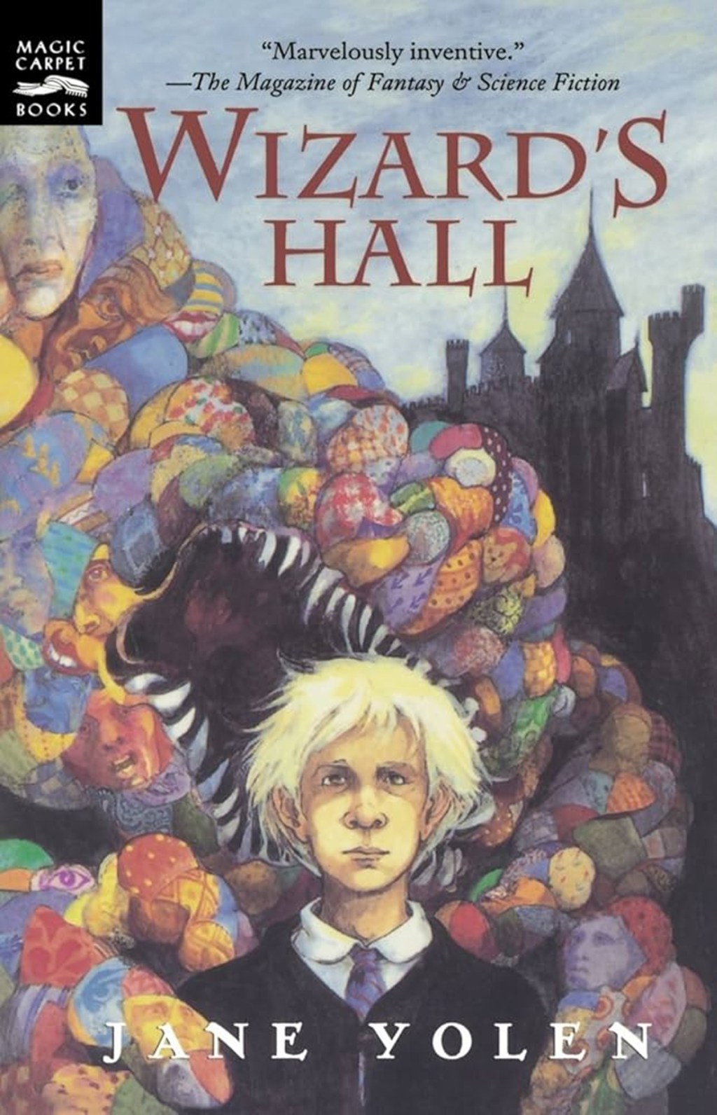Wizard's Hall by Jane Yolen (Harcourt, 1991) - listen to Genevieve Jenner and Tim Worthington talking about it in Looks Unfamiliar.