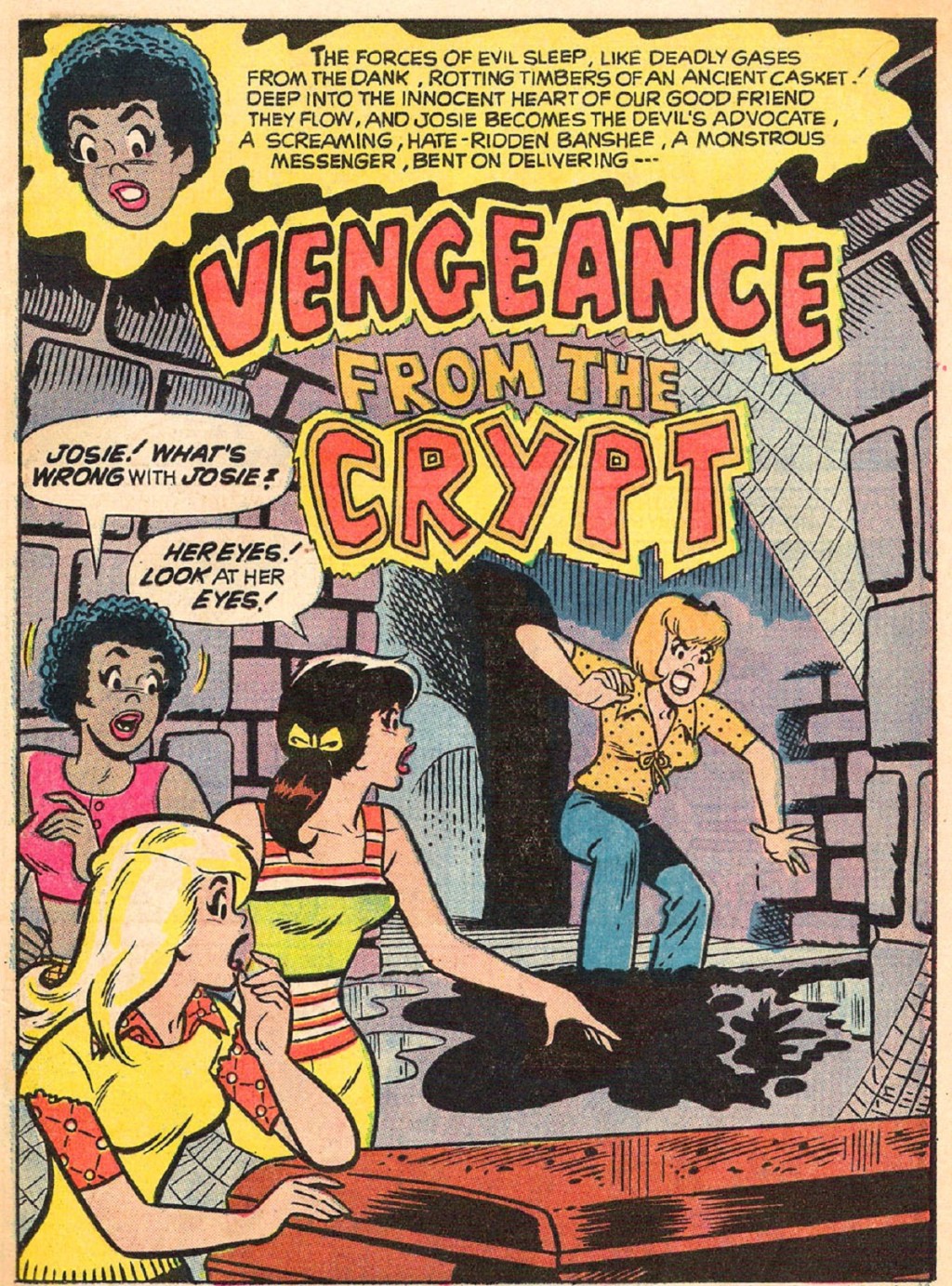 Josie And The Pussycats: Vengeance From The Crypt (Archie Comics, 1973).