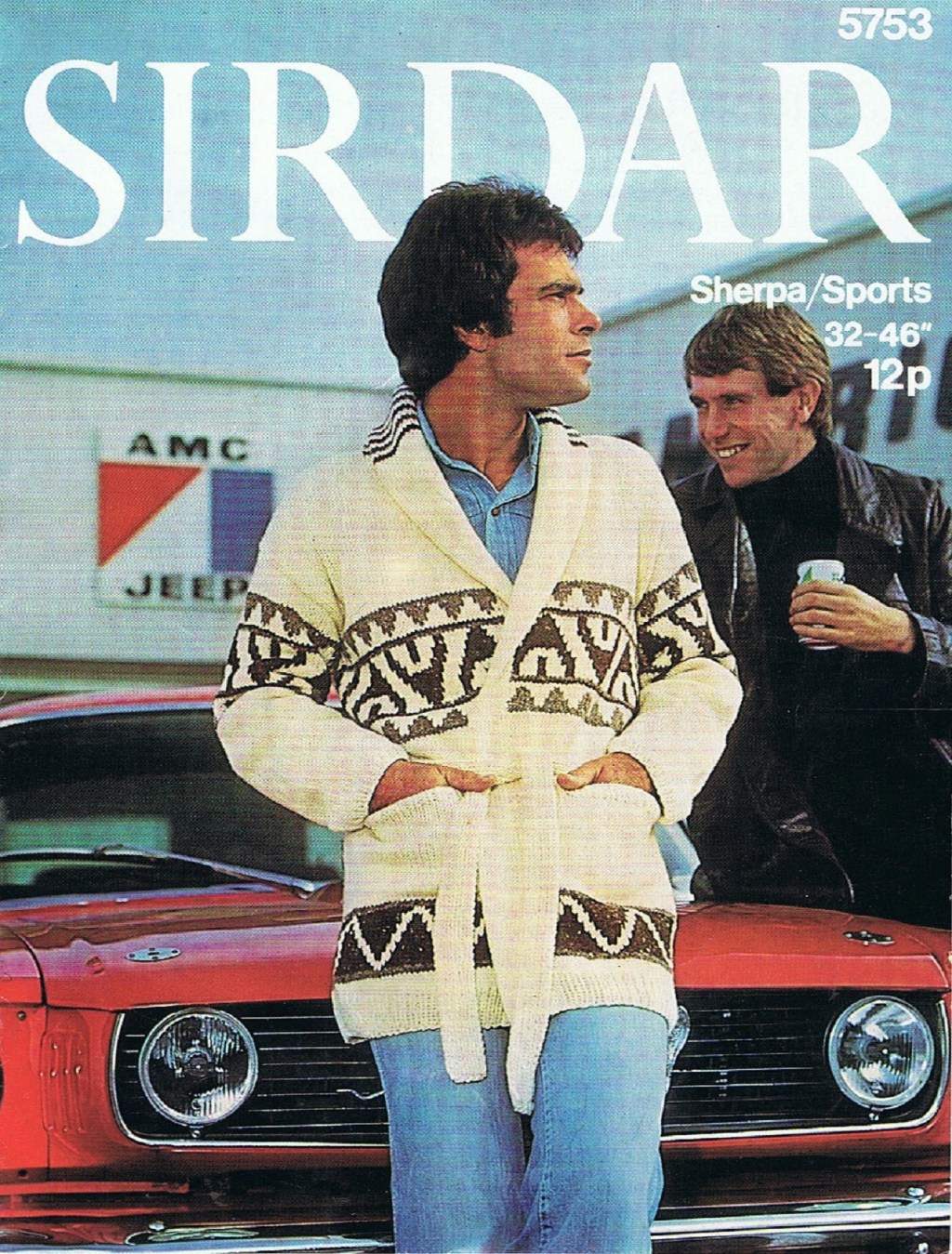 Sirdar's Starsky And Hutch 'Starsky Cardigan' knitting pattern - listen to Bibi Lynch and Tim Worthington talking about it in Looks Unfamiliar.