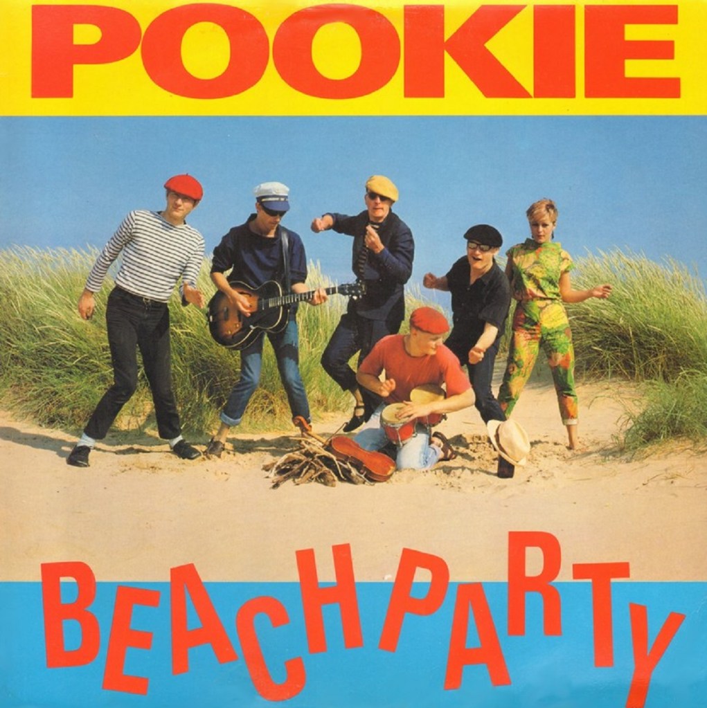 Pookie Beach Party by Pookiesnackenburger (Stiff, 1982) - listen to Bob Fischer and Tim Worthington talking about it in Looks Unfamiliar.