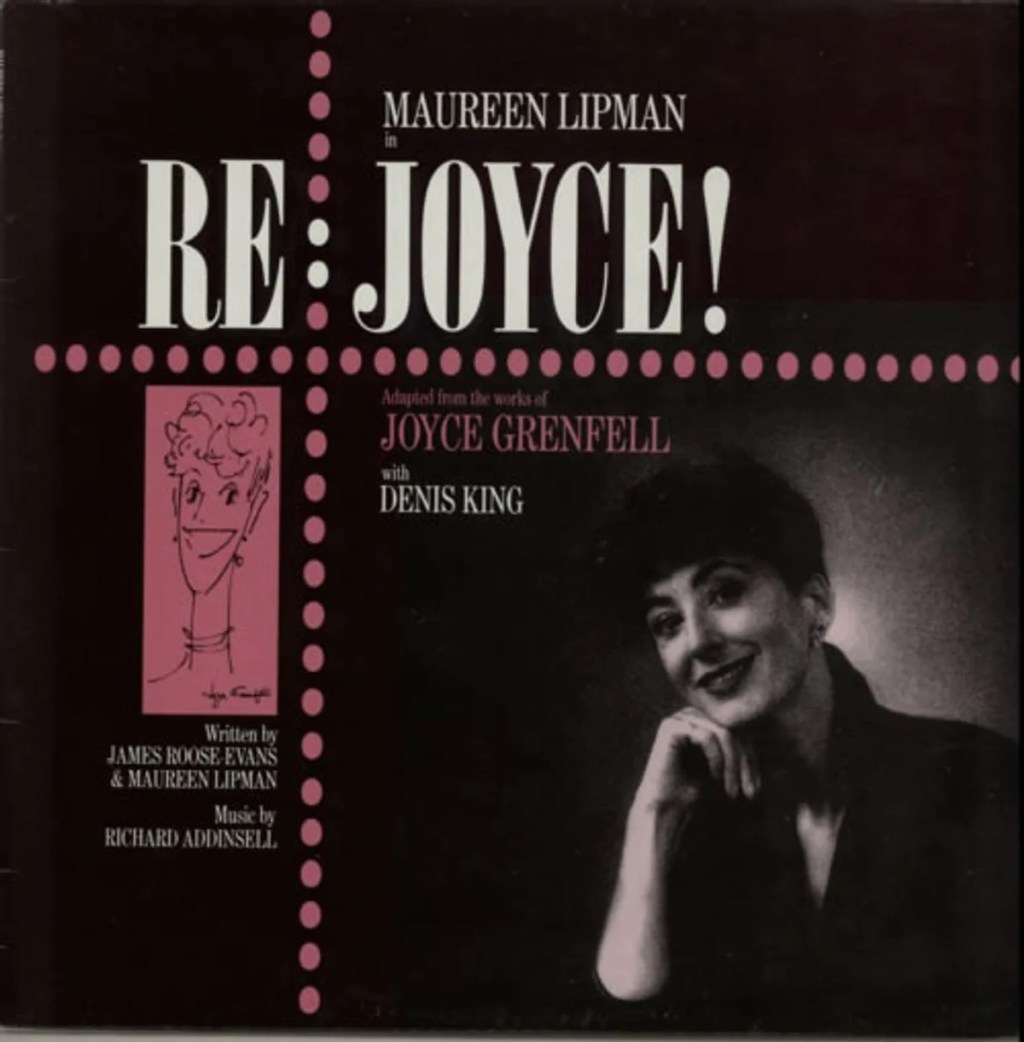 Re-Joyce! by Maureen Lipman (Legacy, 1989) - listen to Georgy Jamieson and Tim Worthington talking about it in Looks Unfamiliar.