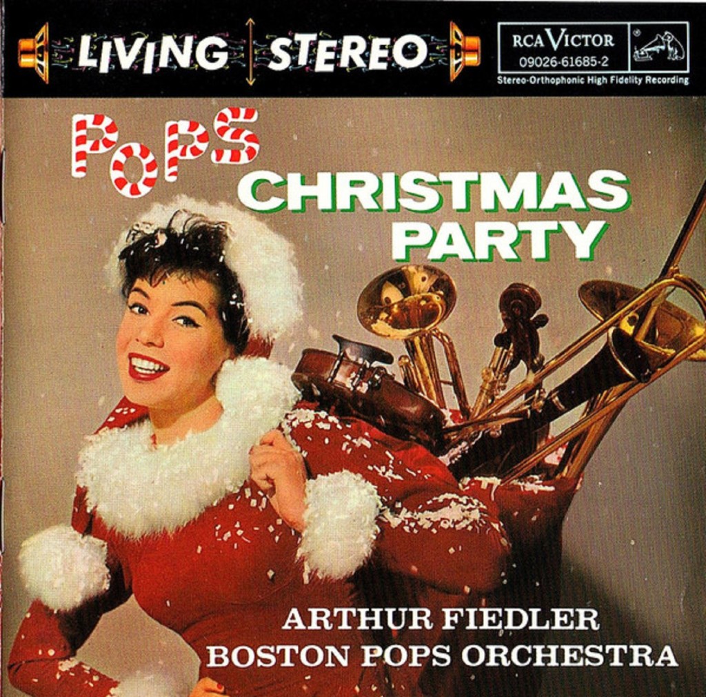 Sleigh Ride by Arthur Fielder And The Boston Pops Orchestra (RCA Victor, 1959) - listen to Tim Worthington, Bob Fischer and Georgy Jamieson talking about it in Looks Unfamiliar.