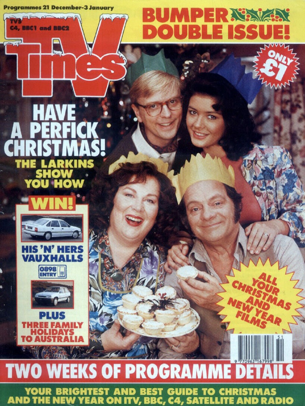 TV Times Christmas Double Issue 1991.
