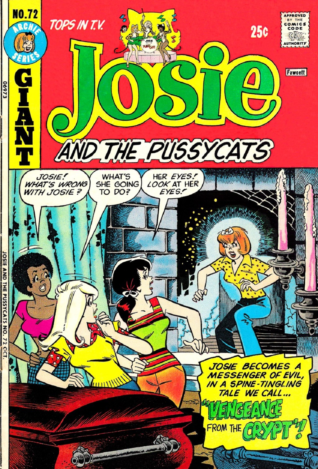 Josie And The Pussycats: Vengeance From The Crypt (Archie Comics, 1973).