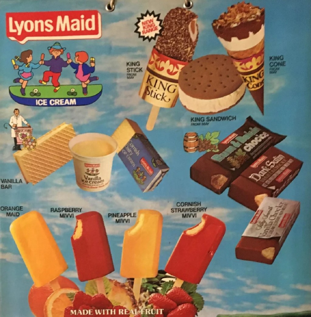 Lyons Maid advert, 1977.