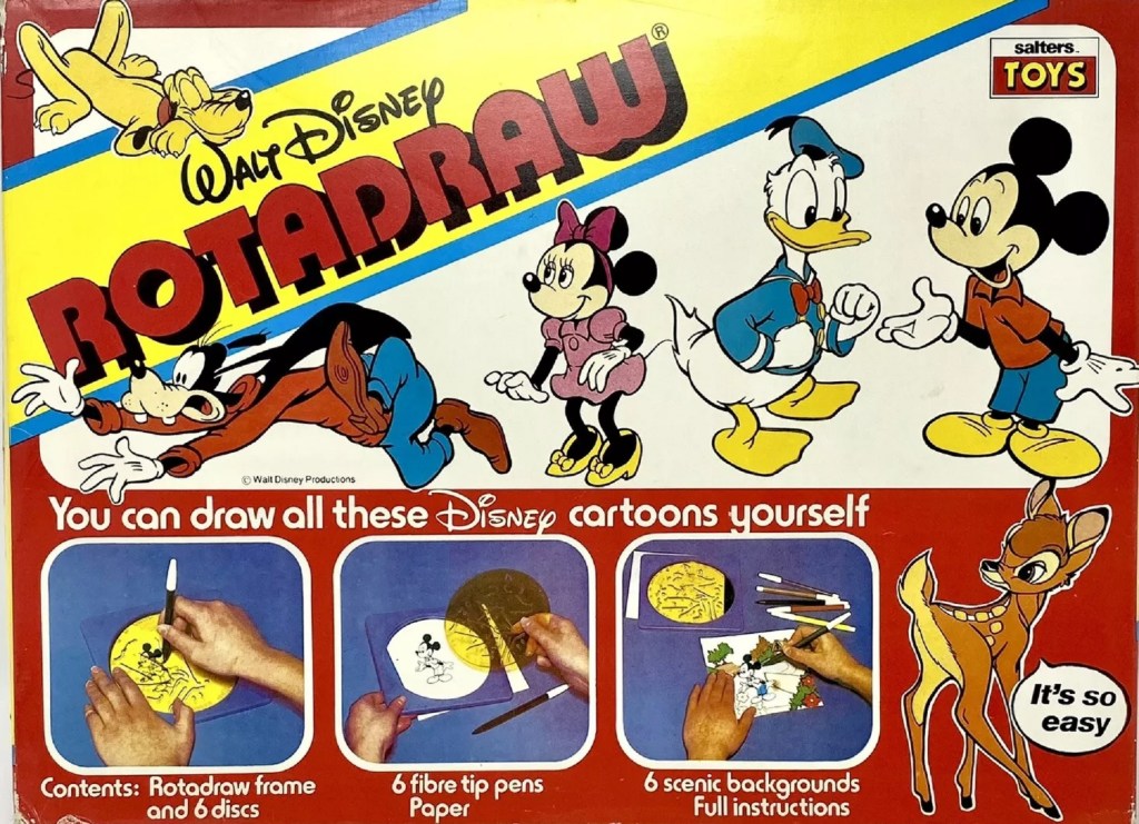 Disneytime Rotadraw - listen to Paul Abbott and Tim Worthington talking about it in Looks Unfamiliar.