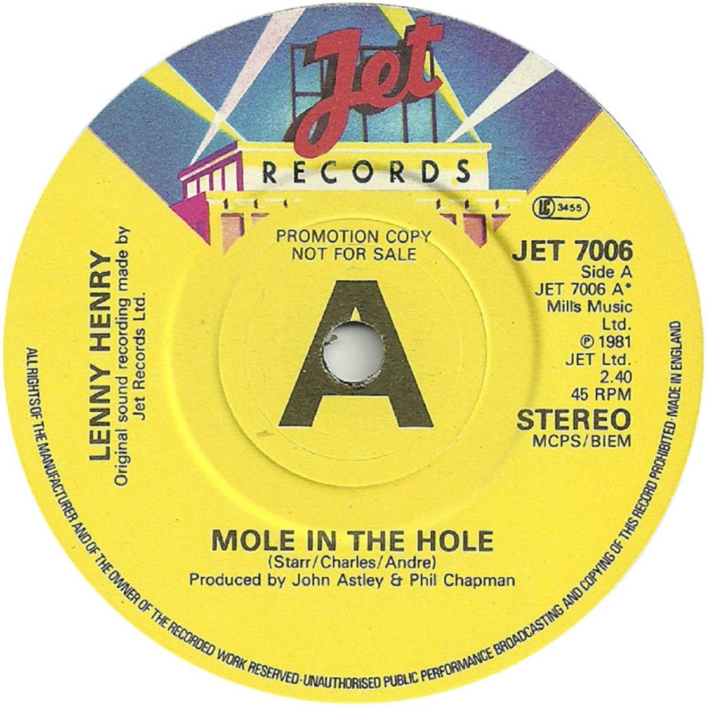 Lenny Henry - Mole In The Hole/The (Algernon Wants You To Say) Okay Song (Jet, 1981).