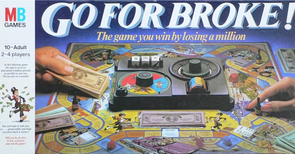 Go For Broke! (MB Games)- listen to Georgy Jamieson and Tim Worthington talking about it in Looks Unfamiliar.