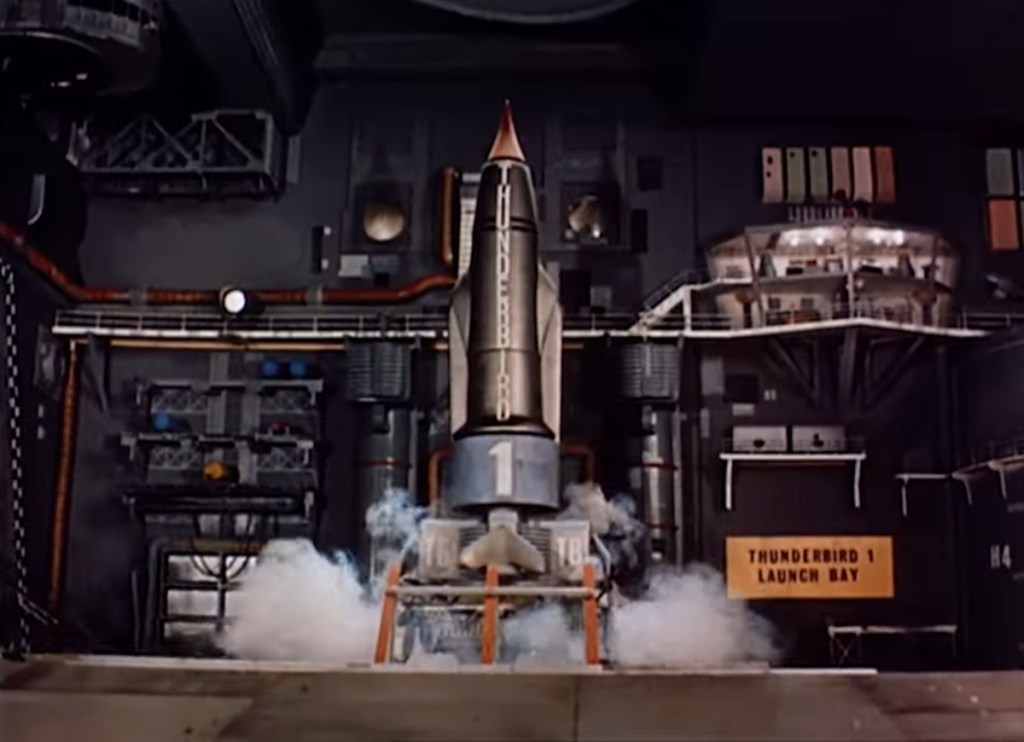 Thunderbird 1 from Thunderbirds (ATV/ITV/Century 21, 1965-66).