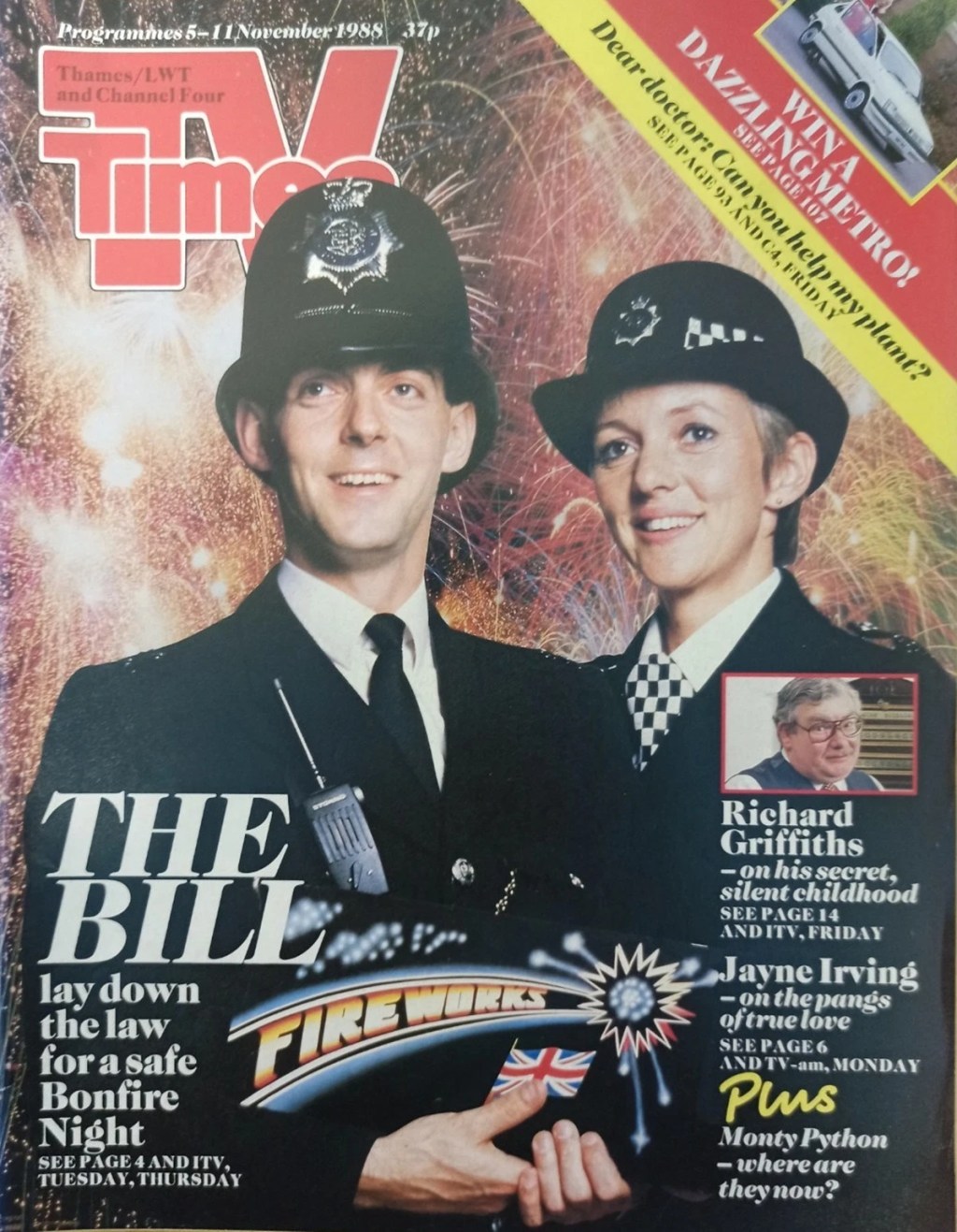 TV Times (5th - 11th November 1988) - listen to Tim Worthington, Bob Fischer and Georgy Jamieson talking about some of the Halloween and Bonfire Night autumnal ephemera that you just don't get any more in Looks Unfamiliar.