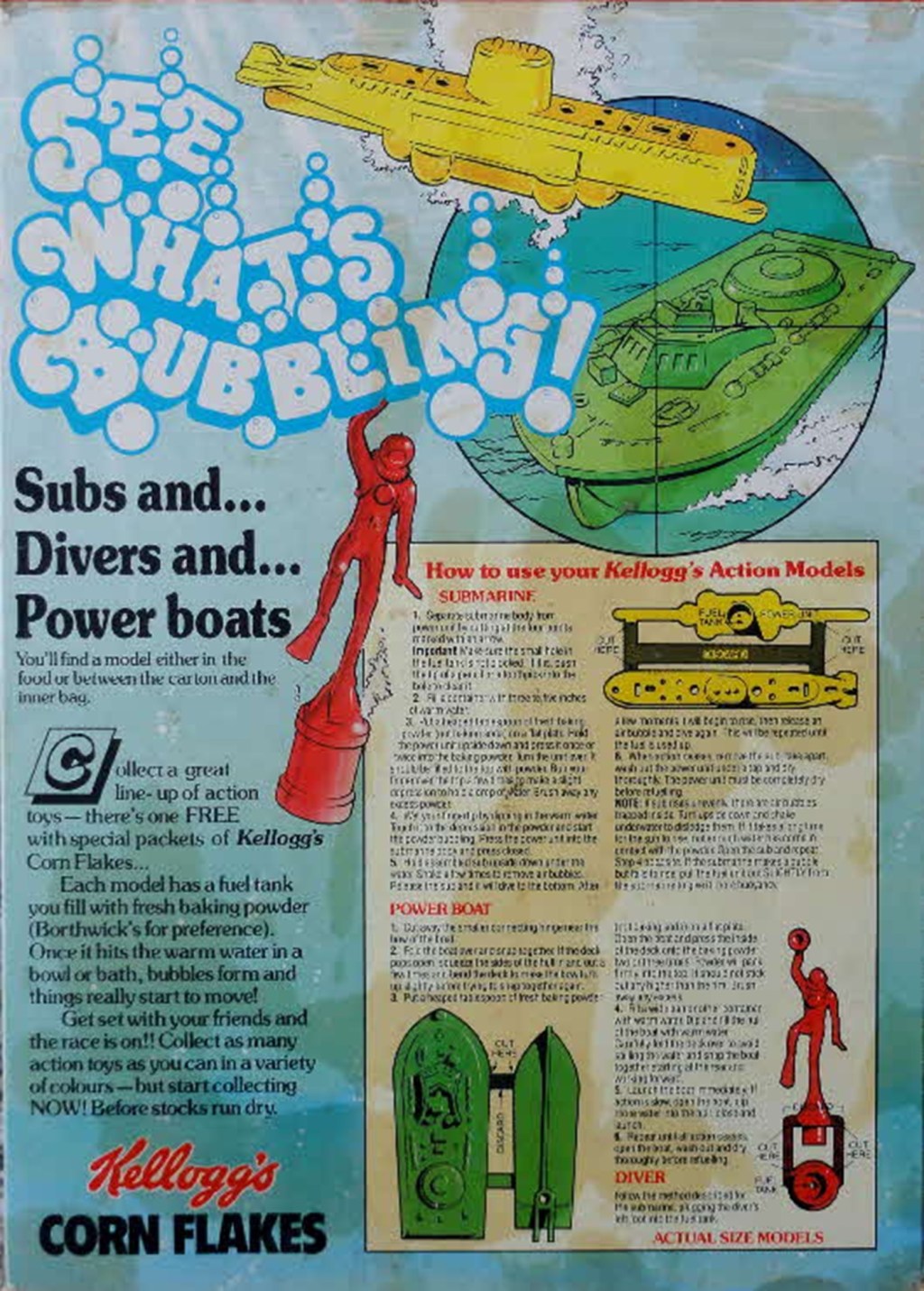 Kellogg's Corn Flakes Action Models - listen to Garry Abbott and Tim Worthington talking about them in Looks Unfamiliar.