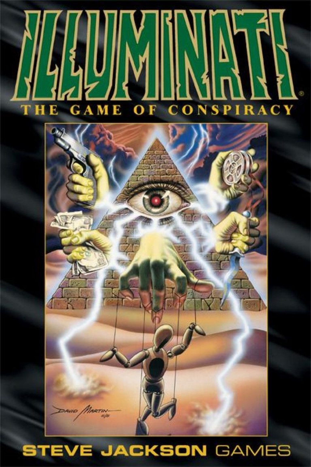 Illuminati (Steve Jackson Games, 1982) - listen to Mark Thompson and Tim Worthington talking about it in Looks Unfamiliar.