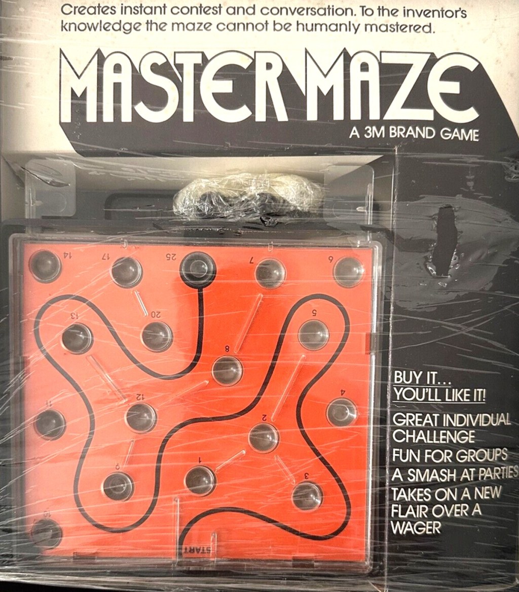 Master Maze (3M, 1978) - listen to Gareth Randall and Tim Worthington talking about it in Looks Unfamiliar.