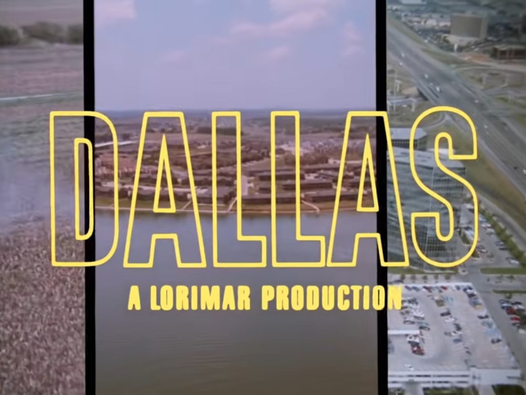 Dallas (CBS/Lorimar, 1978-91) - listen to Martin Fitzgerald and Tim Worthington talking about it in Looks Unfamiliar.