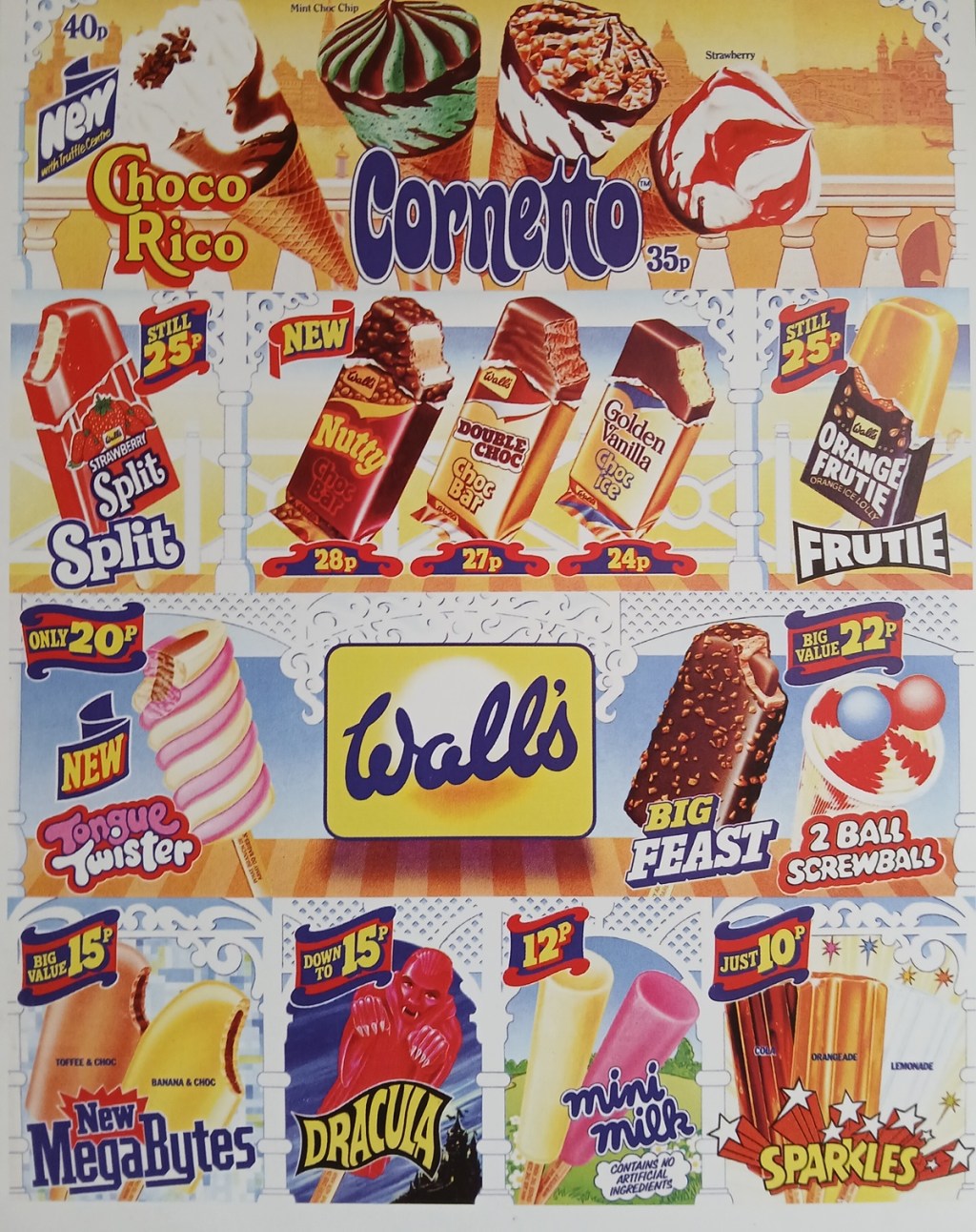 Wall's advert, 1985.