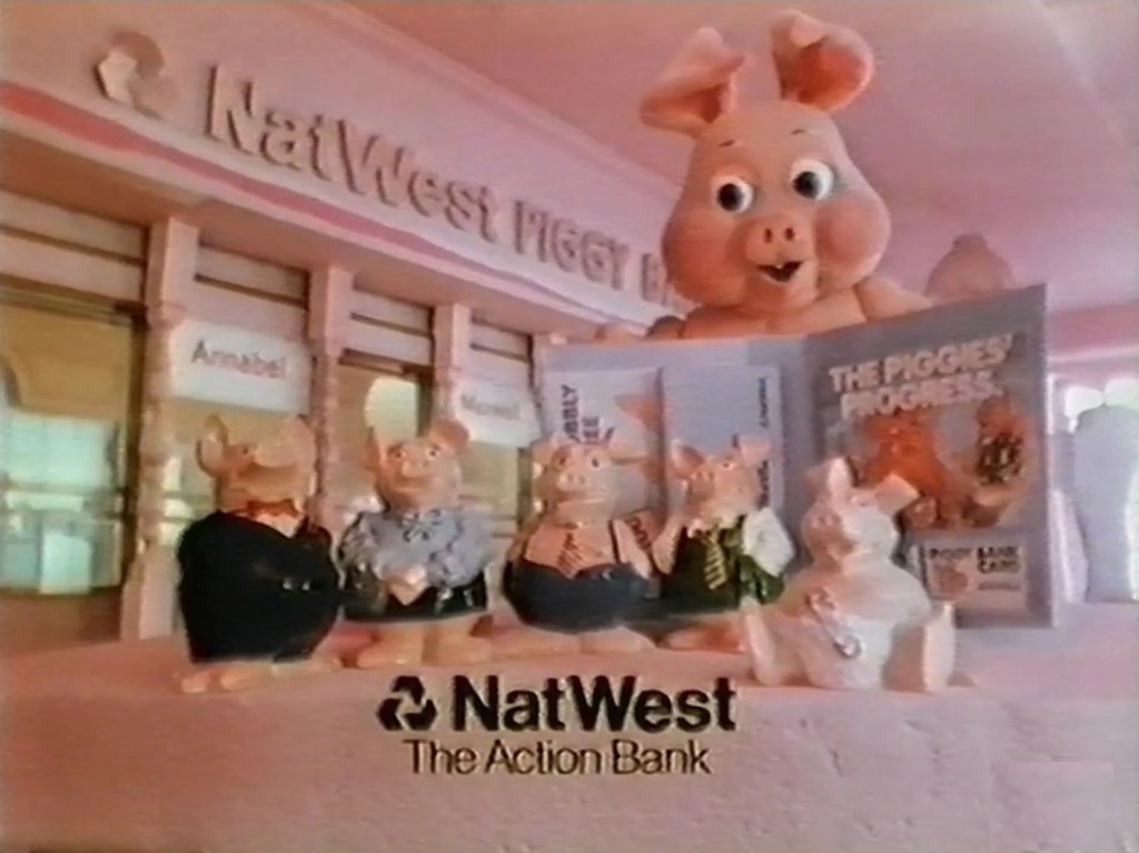 The NatWest Piggies - listen to Mic Wright and Tim Worthington talking about them in Looks Unfamiliar.