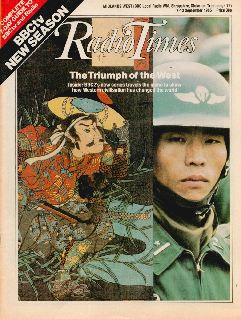 Radio Times (7th September - 13th September 1985) - listen to Tim Worthington, Bob Fischer and Georgy Jamieson talking about the NEW SEASON of autumn highlights in Looks Unfamiliar.