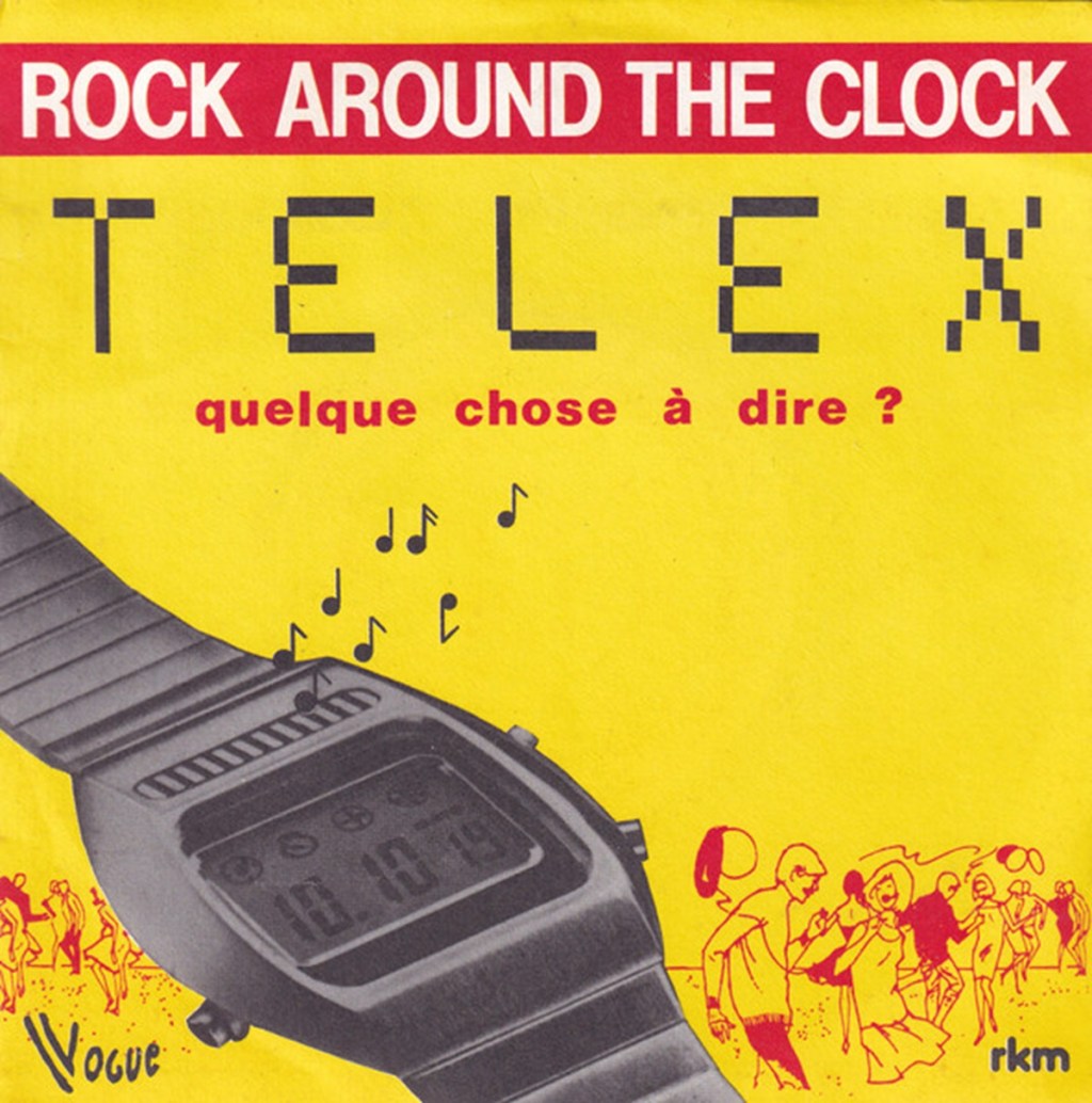 Rock Around The Clock by Telex (Vogue, 1979) - listen to Mitch Benn and Tim Worthington talking about it in Looks Unfamiliar.
